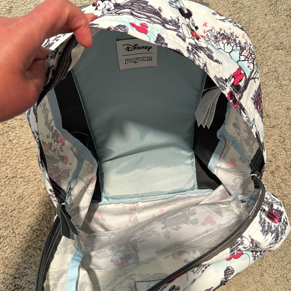 Jansport Disney Superbreak Day In The Park Mickey And Minnie backpack - Picture 7 of 7